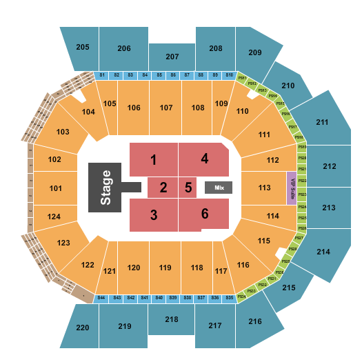 Moody Center ATX J. Cole Seating Chart